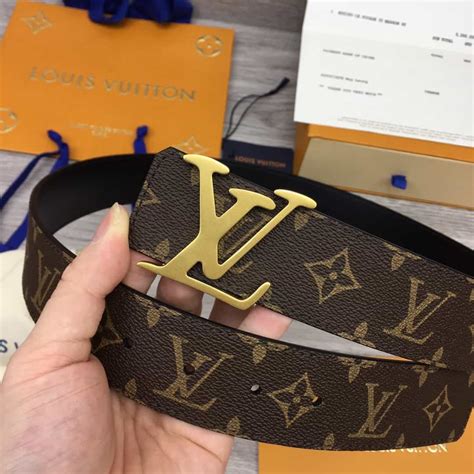 LV Tag 40mm Reversible Belt Monogram Canvas 